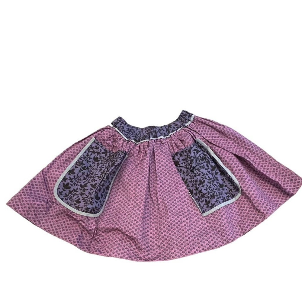 Morgan &  Milo Girls' Purple  Patterned Skirt, Approx. Size 10